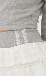 モデル：163cm（着用サイズ：FREE　着用カラー：GRY）