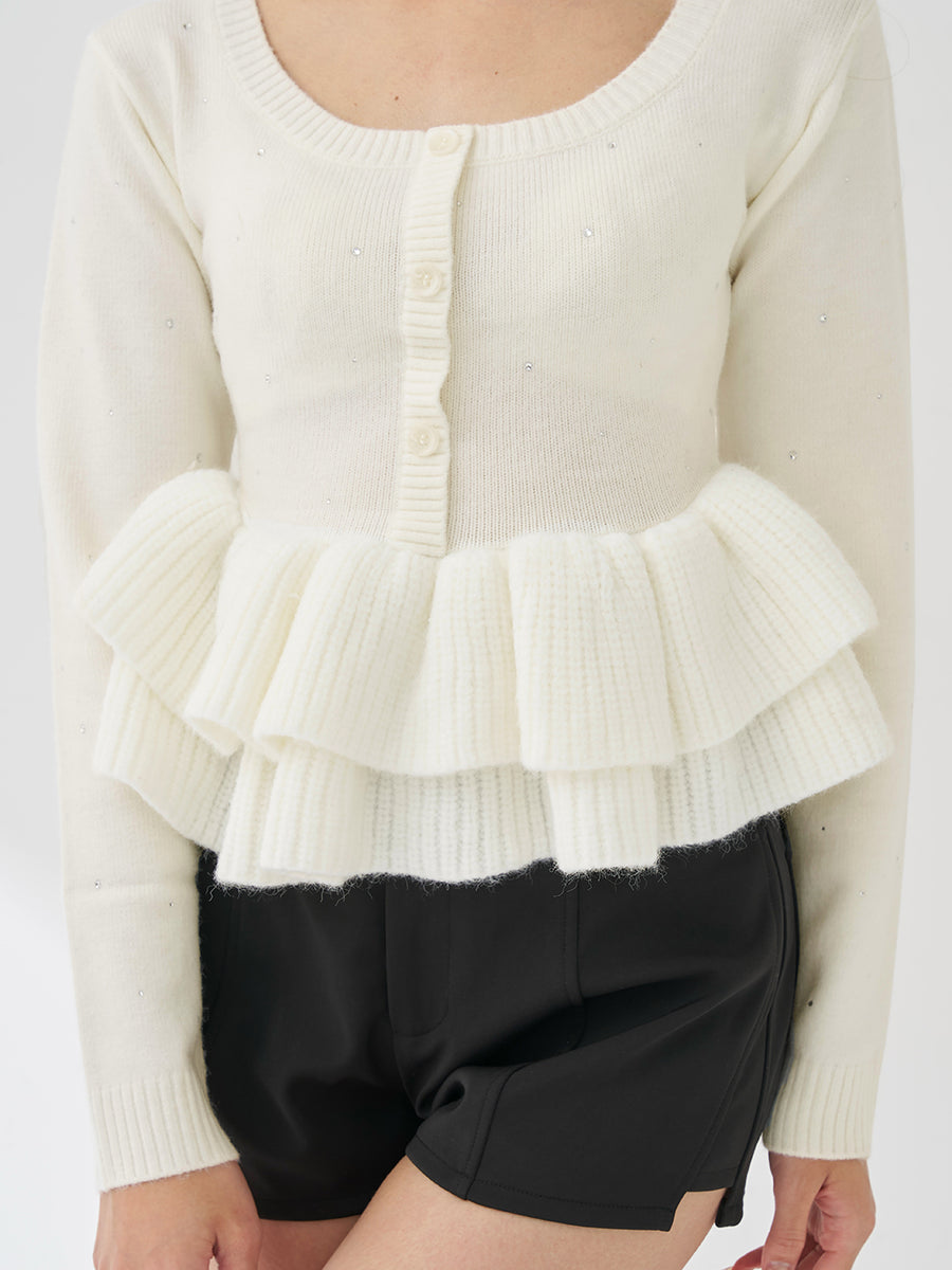 モデル：163cm（着用サイズ：FREE　着用カラー：WHT）