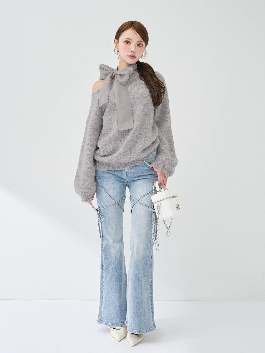 モデル：163cm（着用サイズ：FREE　着用カラー：GRY）