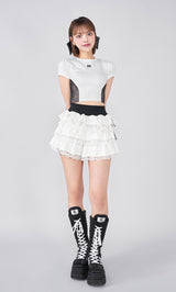 モデル：163cm（着用サイズ：FREE　着用カラー：WHT）