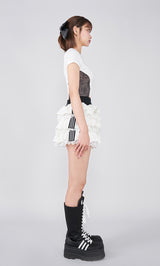 モデル：163cm（着用サイズ：FREE　着用カラー：WHT）