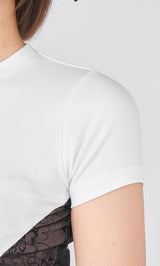 モデル：163cm（着用サイズ：FREE　着用カラー：WHT）