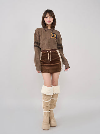 モデル：163cm（着用サイズ：FREE　着用カラー：BRN）