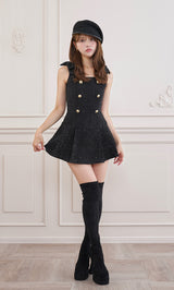 モデル：163cm（着用サイズ：FREE　着用カラー：BLK）