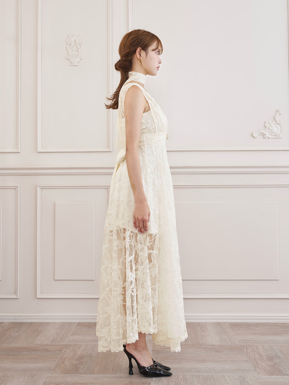 モデル：163cm（着用サイズ：FREE　着用カラー：WHT）