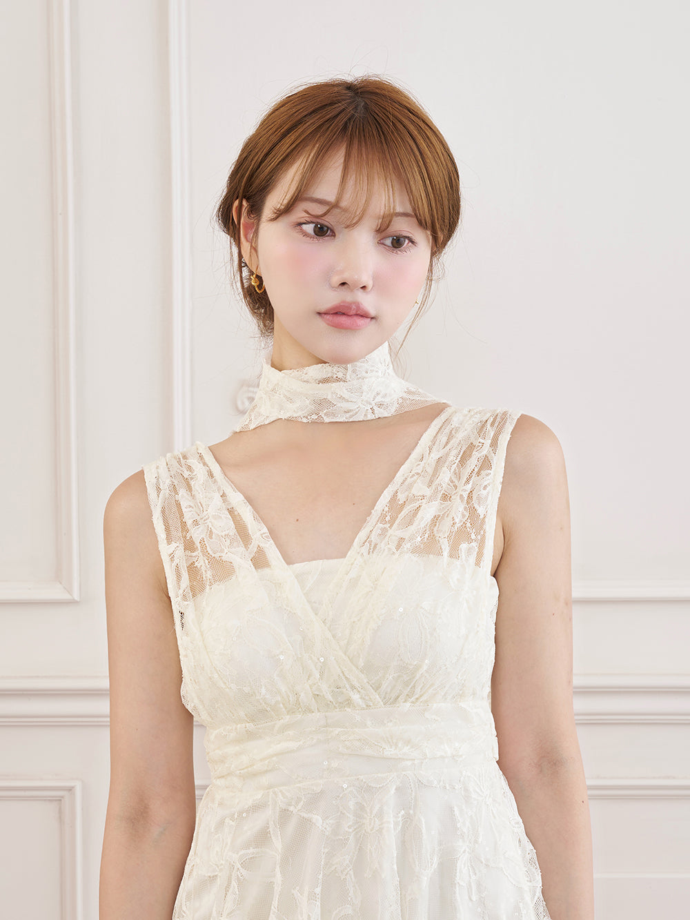 モデル：163cm（着用サイズ：FREE　着用カラー：WHT）
