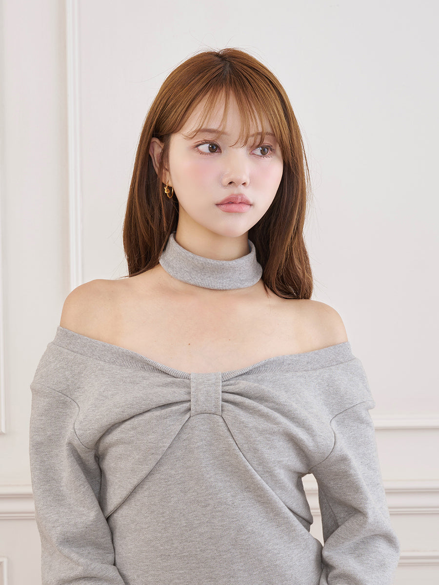 モデル：163cm（着用サイズ：FREE　着用カラー：GRY）