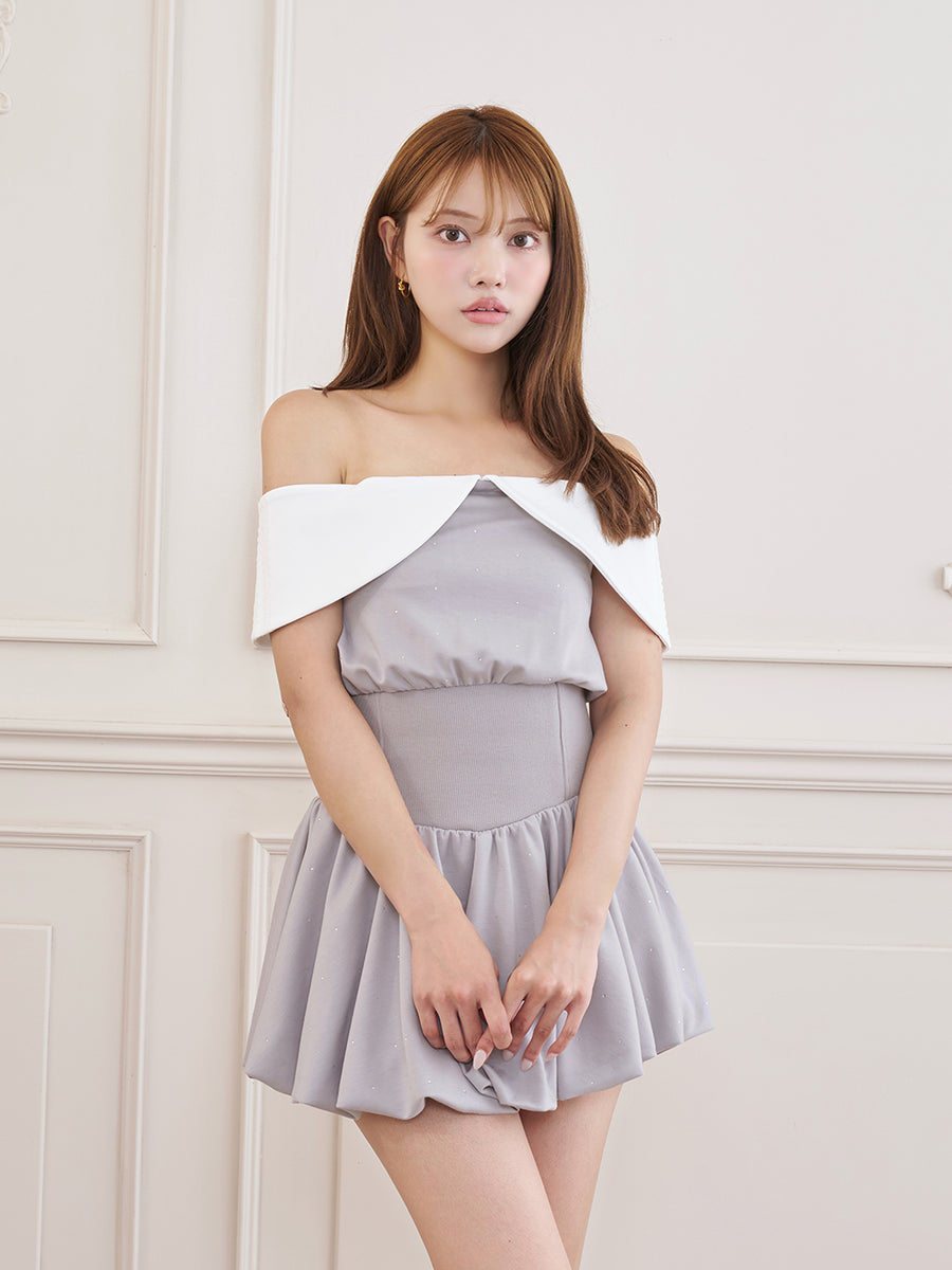モデル：163cm（着用サイズ：FREE　着用カラー：GRY）