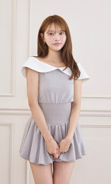 モデル：163cm（着用サイズ：FREE　着用カラー：GRY）
