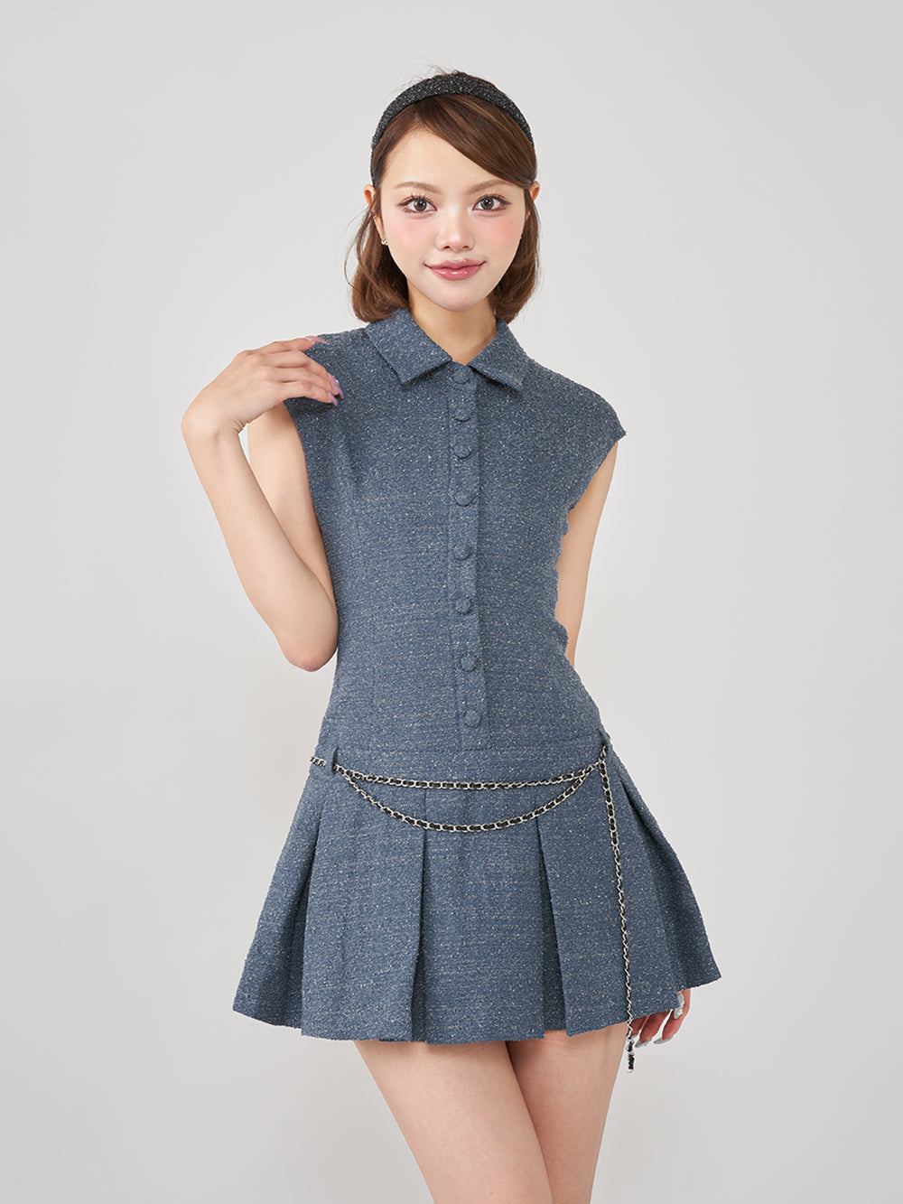 モデル：163cm（着用サイズ：FREE　着用カラー：NVY）