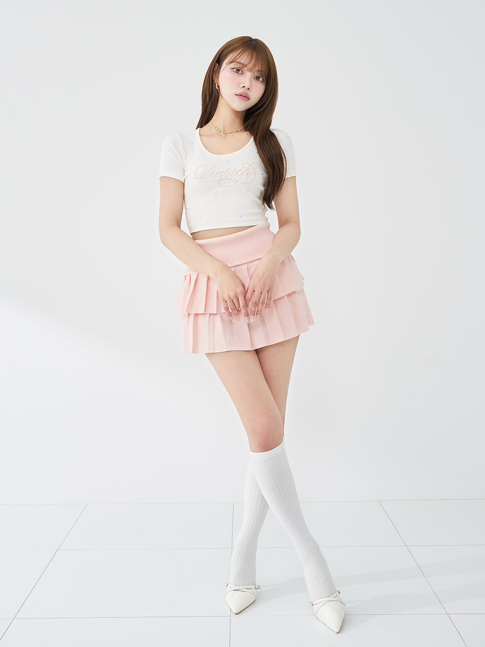 モデル：163cm（着用サイズ：FREE　着用カラー：WHT）
