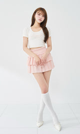 モデル：163cm（着用サイズ：FREE　着用カラー：WHT）
