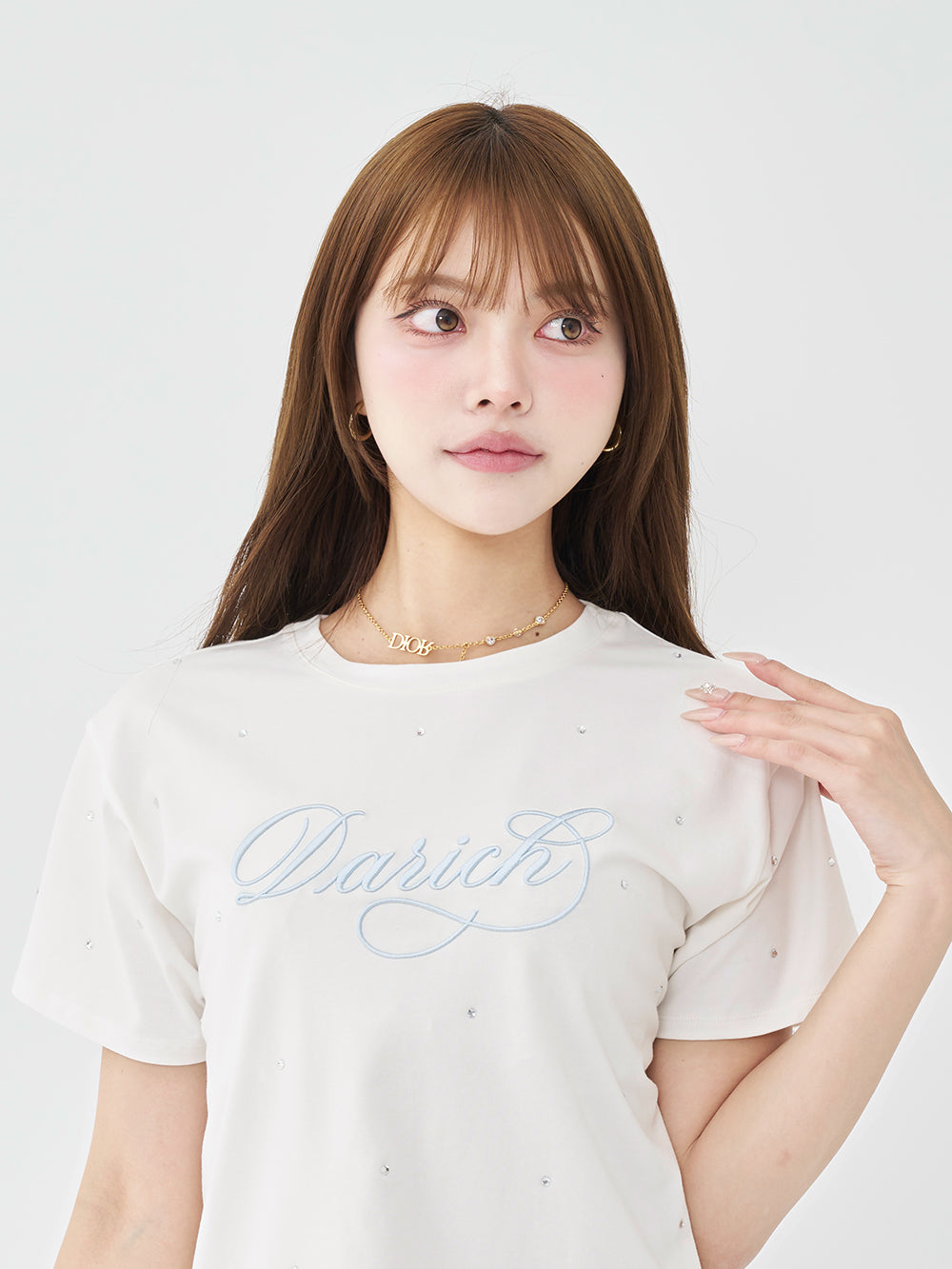 モデル：163cm（着用サイズ：FREE　着用カラー：WHT）