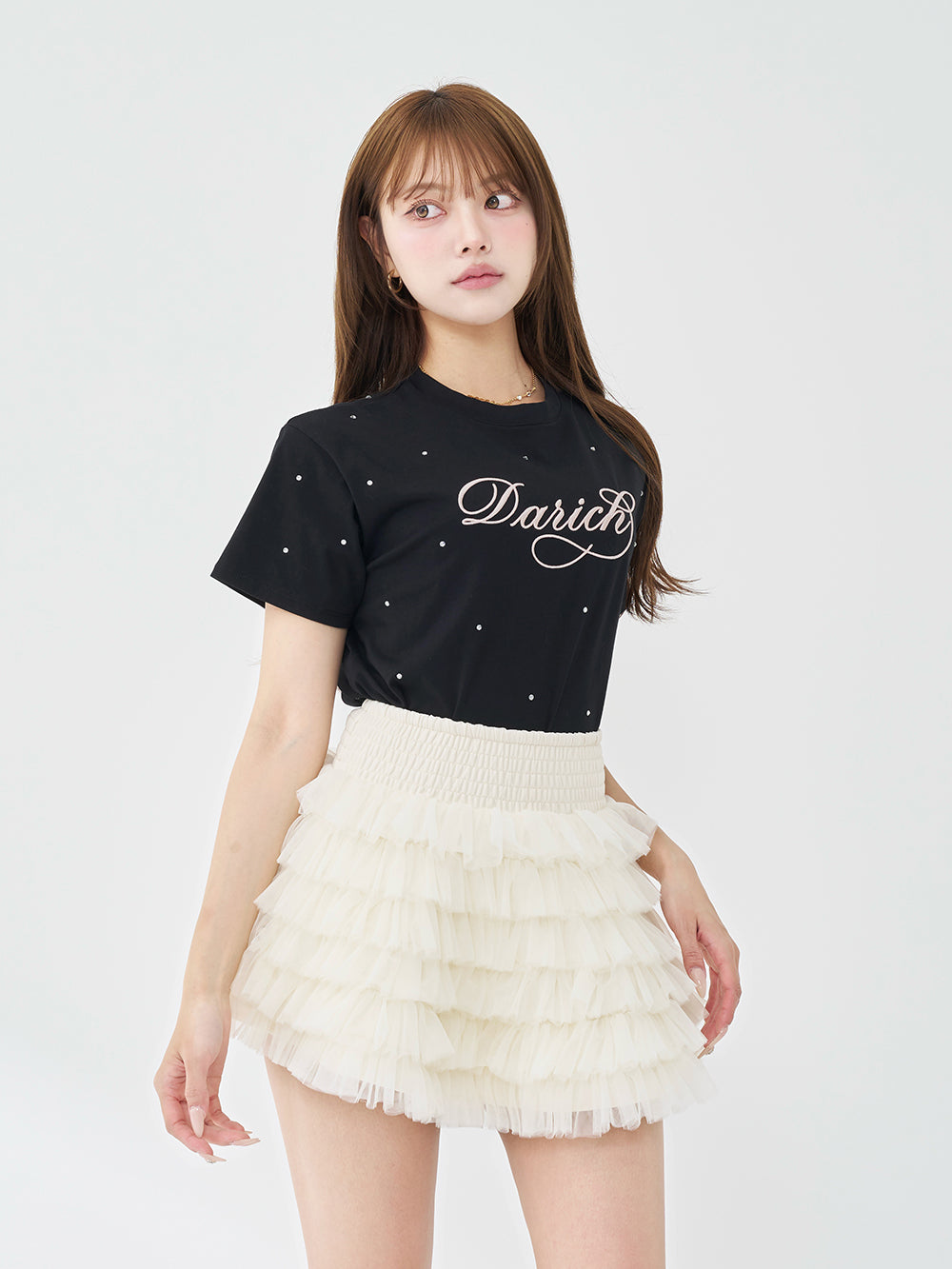 Darich DRエンブロイダリーTシャツ Darich（ダーリッチ）の「DRエンブロイダリーTシャツ（Tシャツ