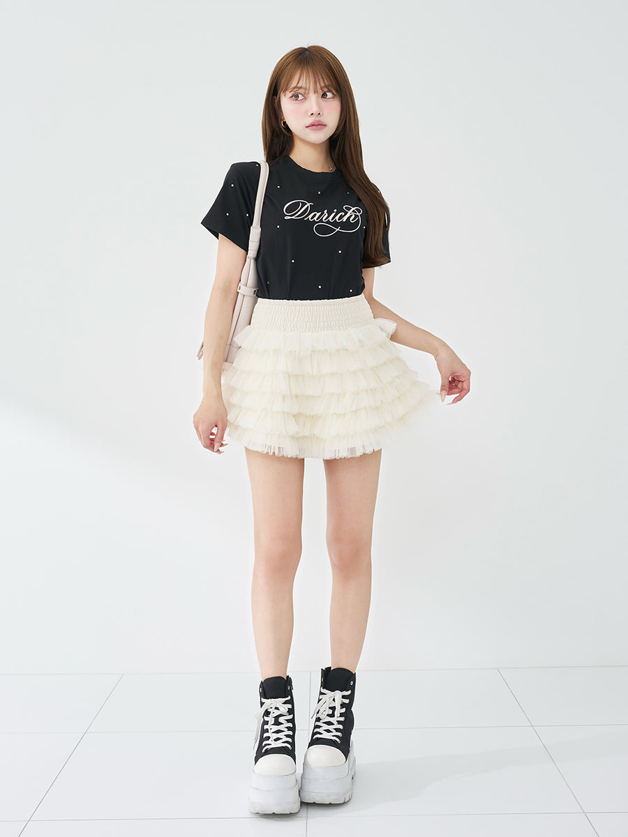 モデル：163cm（着用サイズ：FREE　着用カラー：BLK）