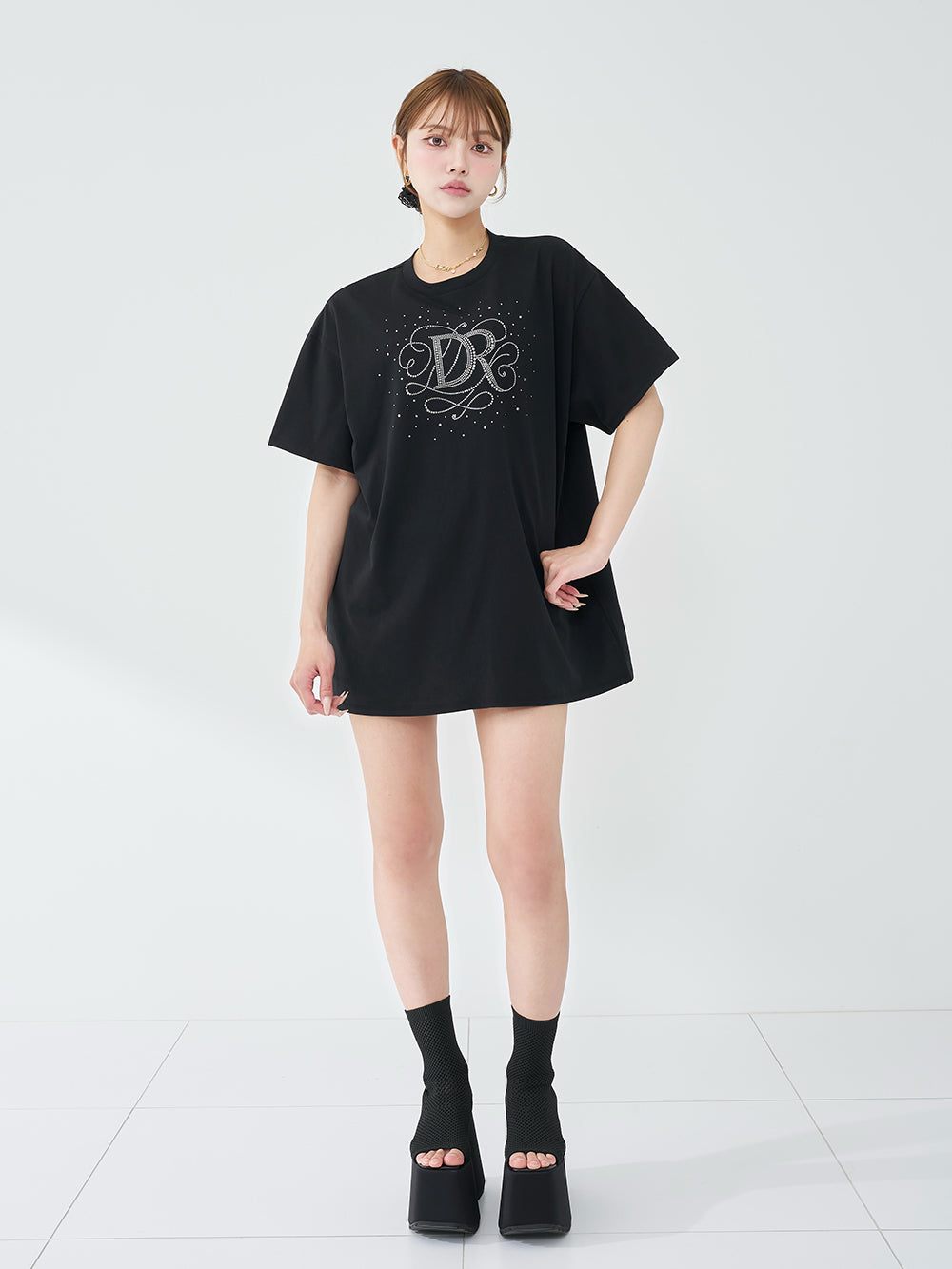 ダーリッチ darich バロックDRビジュービッグTシャツ BLK バロックDRビジュービッグTシャツ – Darich