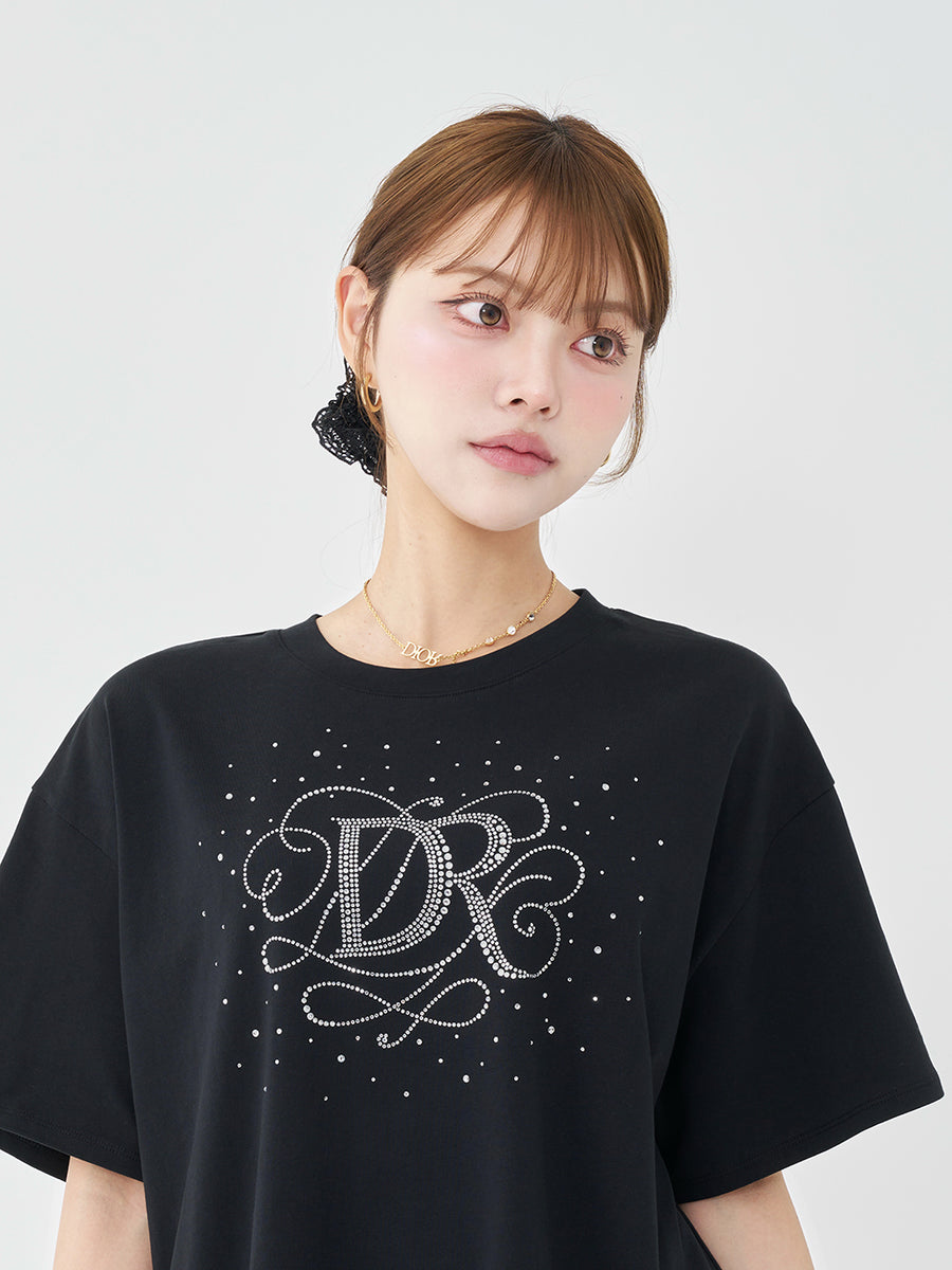 モデル：163cm（着用サイズ：FREE　着用カラー：BLK）