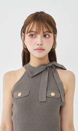 モデル：163cm（着用サイズ：FREE　着用カラー：GRY）