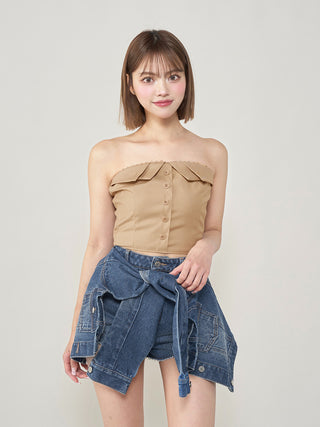モデル：163cm（着用サイズ：FREE　着用カラー：BEG）