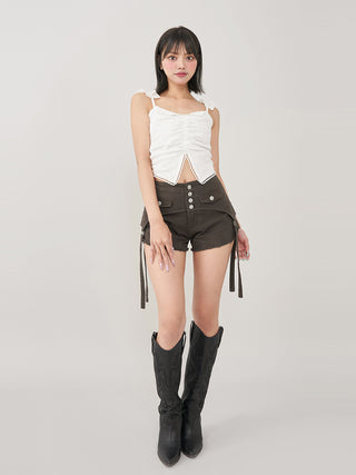 モデル：163cm（着用サイズ：S　着用カラー：C-GRY）