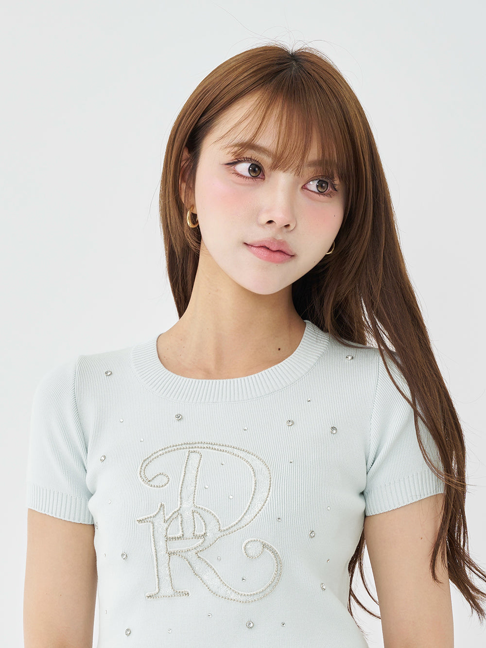 DRエンブロイダリービジューニットトップス – Darich