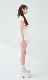 モデル：163cm（着用サイズ：FREE　着用カラー：WHT）