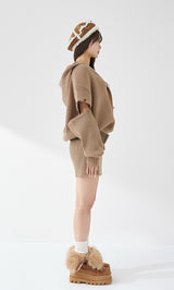 モデル：163cm（着用サイズ：FREE　着用カラー：MOC）