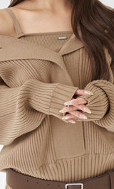 モデル：163cm（着用サイズ：FREE　着用カラー：MOC）