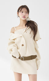 モデル：163cm（着用サイズ：FREE　着用カラー：IVO）