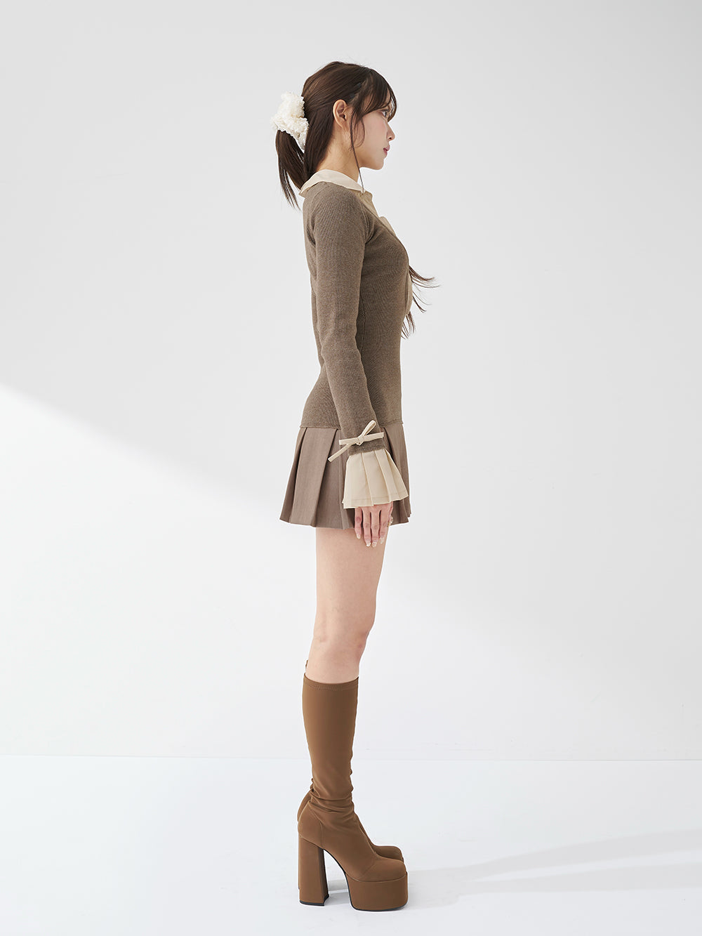 モデル：163cm（着用サイズ：FREE　着用カラー：MOC）