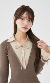 モデル：163cm（着用サイズ：FREE　着用カラー：MOC）