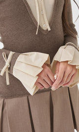 モデル：163cm（着用サイズ：FREE　着用カラー：MOC）