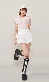 モデル：163cm（着用サイズ：FREE　着用カラー：WHT）