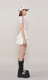 モデル：163cm（着用サイズ：FREE　着用カラー：WHT）