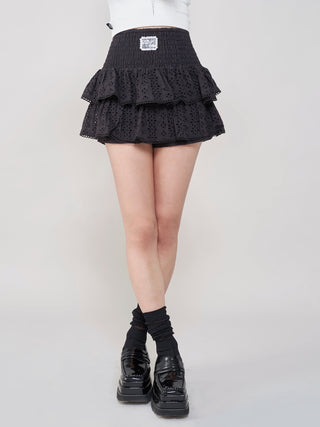 モデル：163cm（着用サイズ：FREE　着用カラー：BLK）