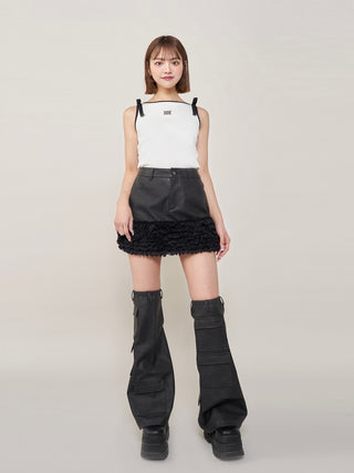 モデル：163cm（着用サイズ：FREE　着用カラー：WHT）