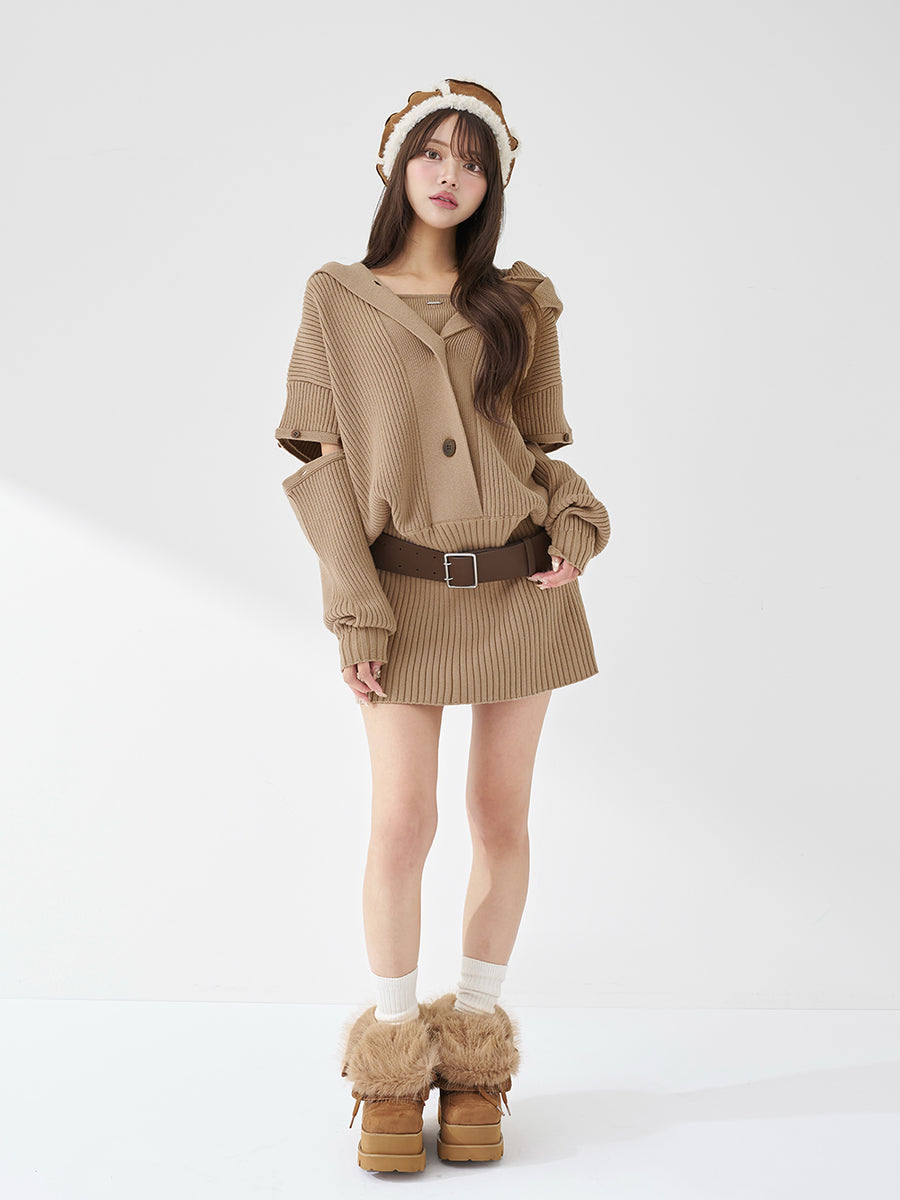 モデル：163cm（着用サイズ：FREE　着用カラー：MOC）