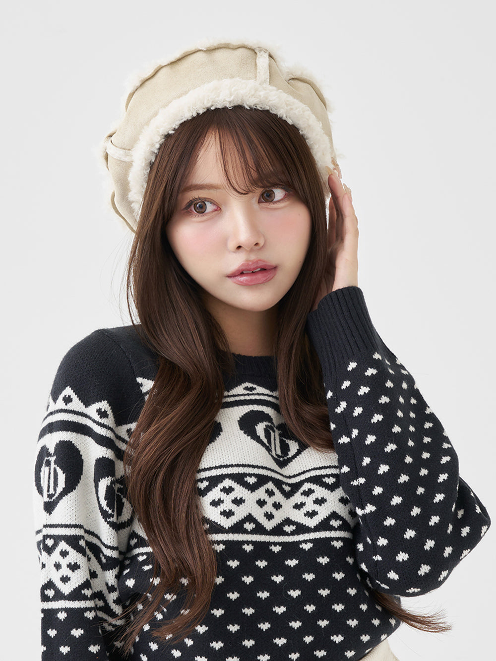 サイズ：FREE　カラー：IVO