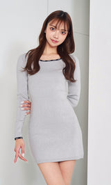 モデル：163cm（着用サイズ：FREE　着用カラー：GRY）