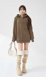 モデル：163cm（着用サイズ：FREE　着用カラー：MOC）