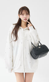 モデル：163cm（着用サイズ：FREE　着用カラー：WHT）