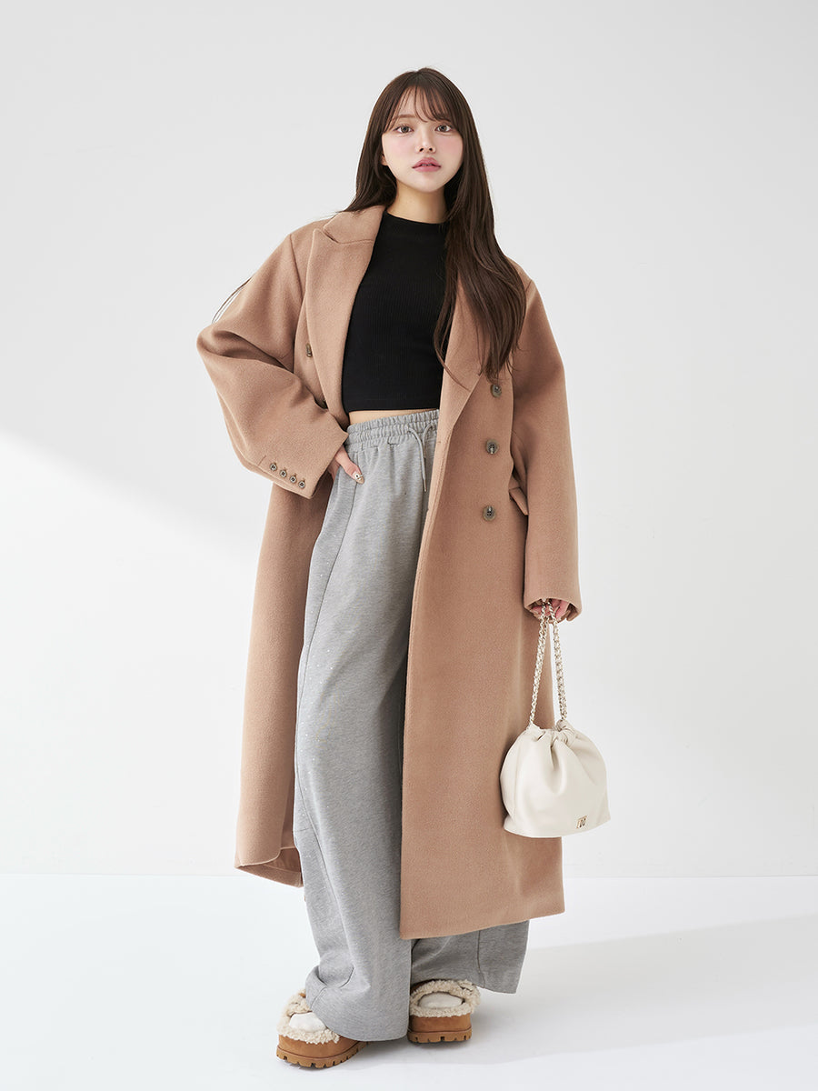 モデル：163cm（着用サイズ：FREE　着用カラー：GRY）