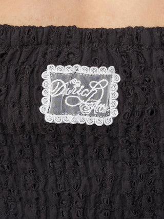 モデル：163cm（着用サイズ：FREE　着用カラー：BLK）