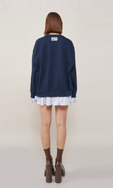 モデル：163cm（着用サイズ：FREE　着用カラー：NVY）