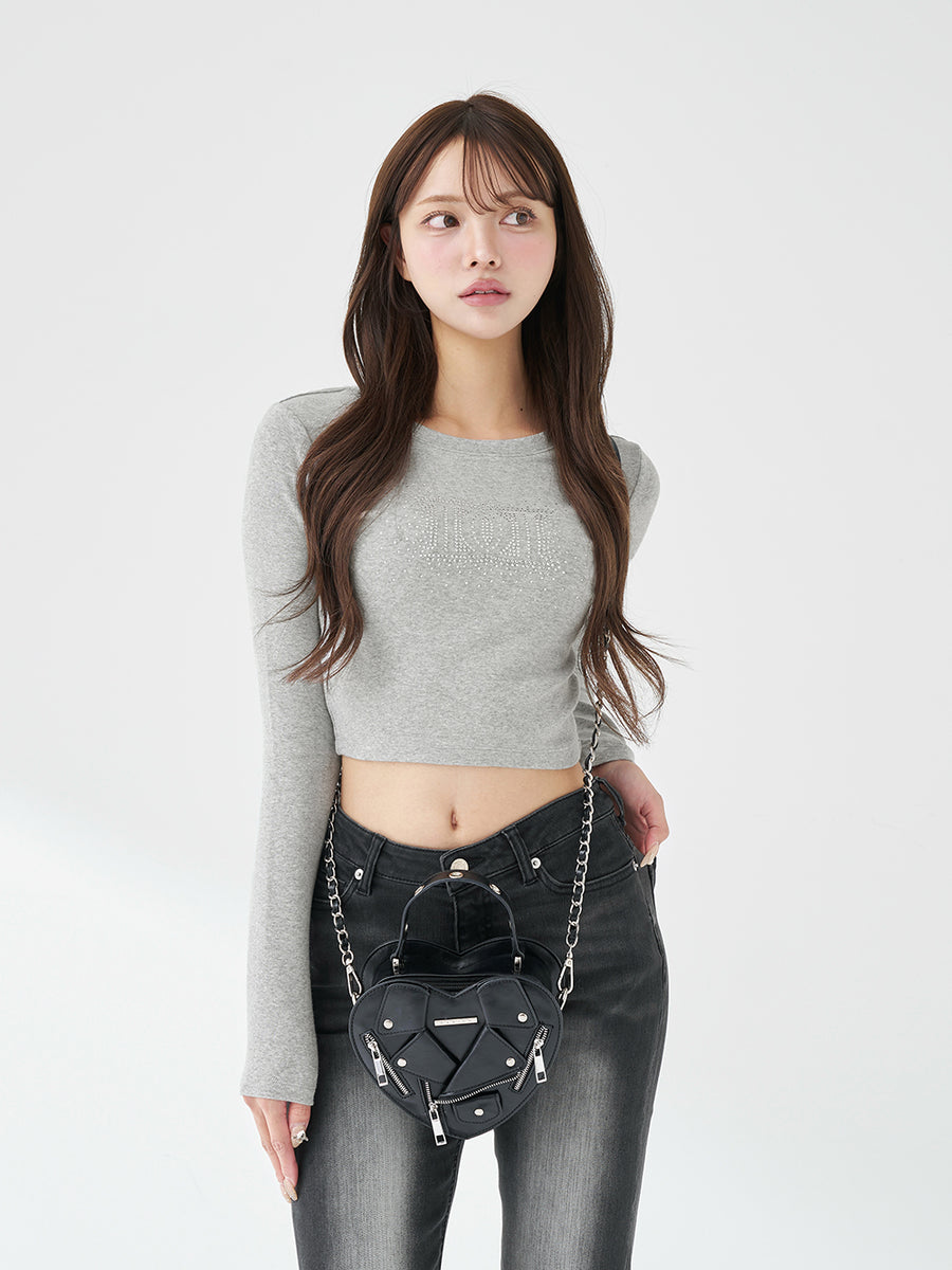 モデル：163cm（着用サイズ：FREE　着用カラー：GRY）