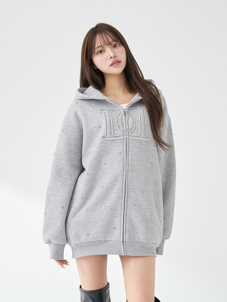 モデル：163cm（着用サイズ：FREE　着用カラー：GRY）