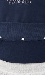 モデル：163cm（着用サイズ：FREE　着用カラー：NVY）