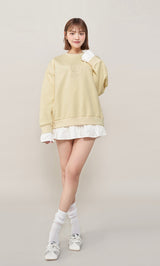 モデル：163cm（着用サイズ：FREE　着用カラー：YEL）
