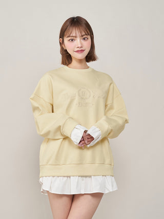 モデル：163cm（着用サイズ：FREE　着用カラー：YEL）