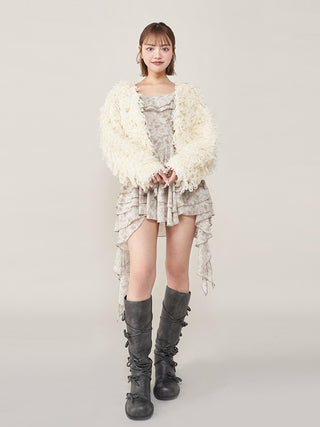 モデル：163cm（着用サイズ：FREE　着用カラー：IVO）